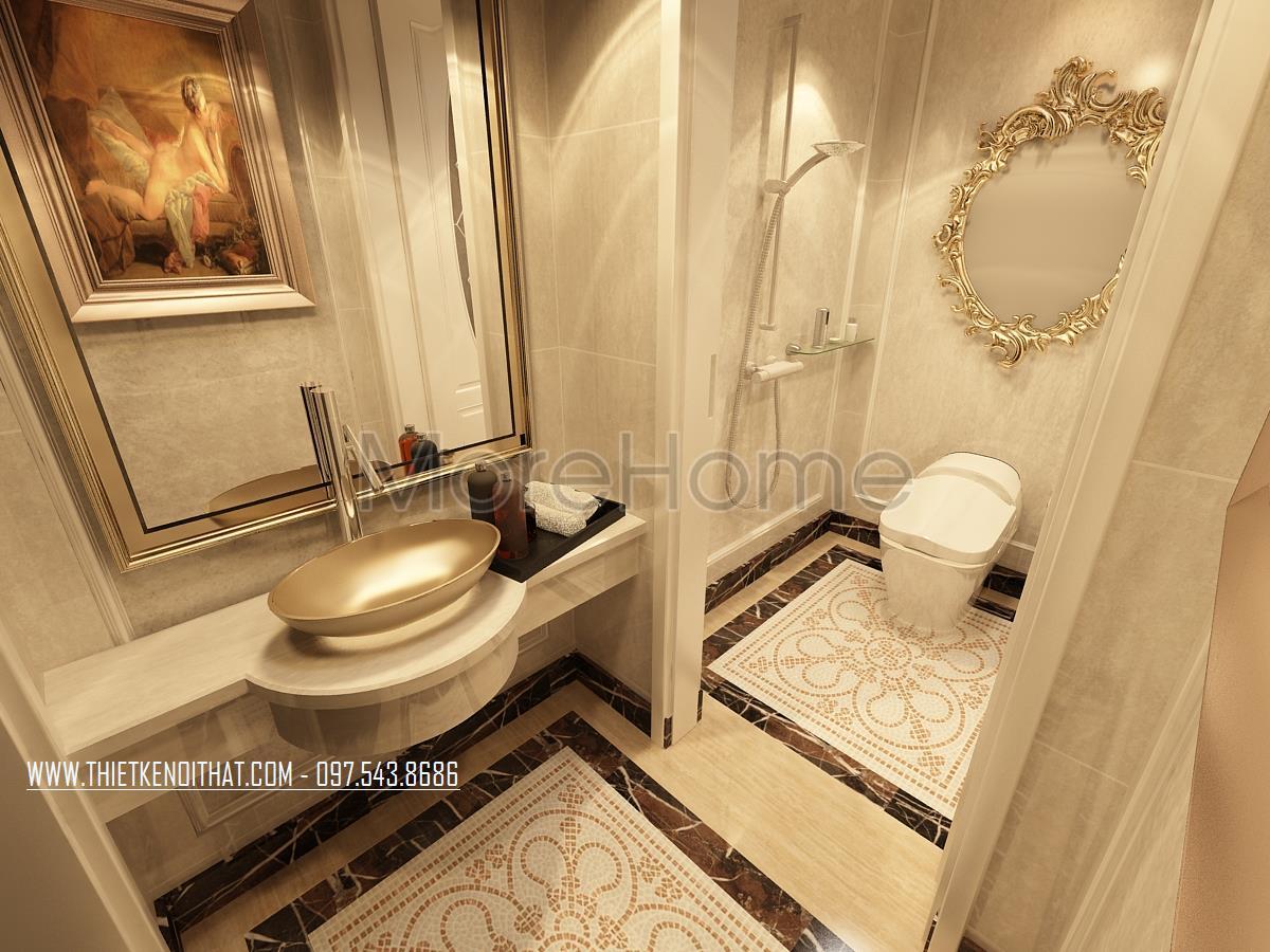 Thiết bị vệ sinh cổ điển tạo sự sang trọng cho không gian